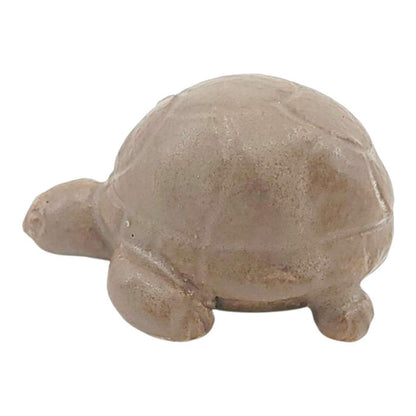 Collectible - Tea Pet Figurine (Brown Tortoise) by Mist Ceramics