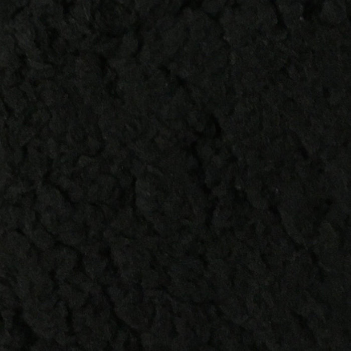 Puffy - Stretch Sherpa Fabric Faux Fur Fabric by the Yard - Available in 13 Colors - Black - Top Fabric - 6