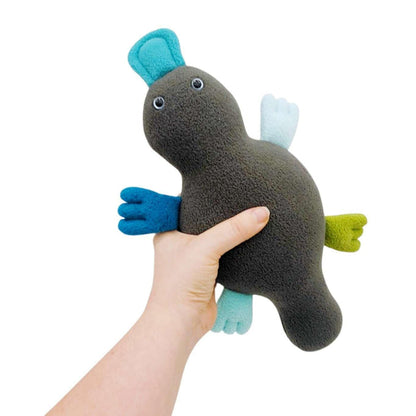 Cuddly Creature - Platypus Plush Gray by Mr. Sogs