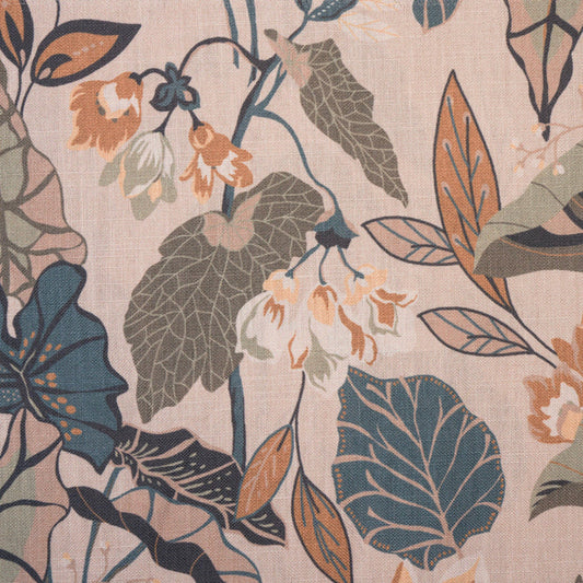 DELIA - TROPICAL PRINT UPHOLSTERY FABRIC BY THE YARD