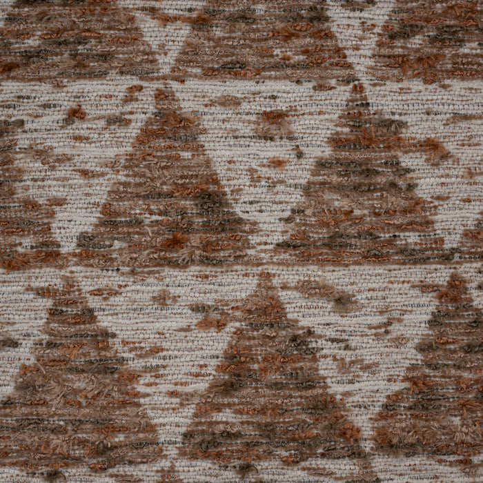DENALI - TEXTURAL GEOMETRIC JACQUARD CHENILLE ORGANIC UPHOLSTERY FABRIC BY THE YARD