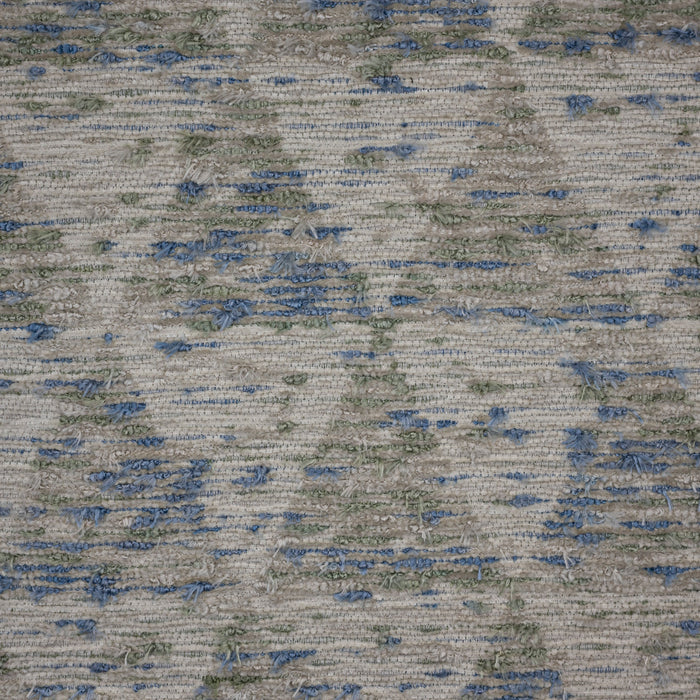 DENALI - TEXTURAL GEOMETRIC JACQUARD CHENILLE ORGANIC UPHOLSTERY FABRIC BY THE YARD