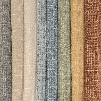 DEVON - BOUCLE YARN CHENILLE UPHOLSTERY FABRIC BY THE YARD