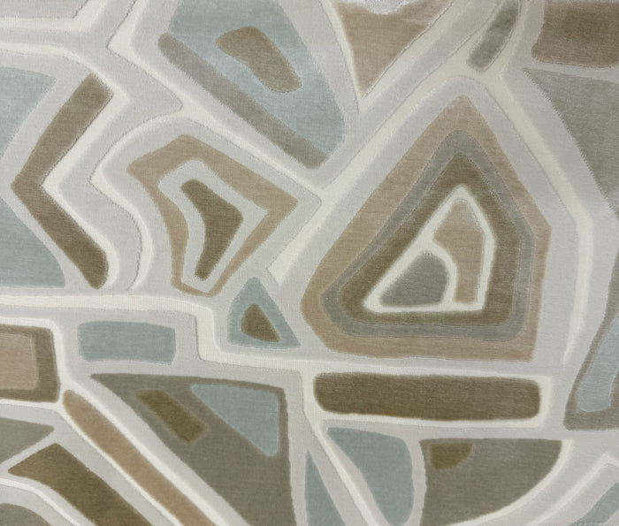 DISCO - MULTICOLOR CUT VELVET UPHOLSTERY FABRIC BY THE YARD