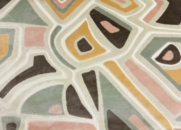 DISCO - MULTICOLOR CUT VELVET UPHOLSTERY FABRIC BY THE YARD