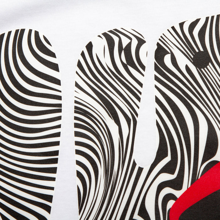 Droplet Face 015 Front Print - Tshirt - White