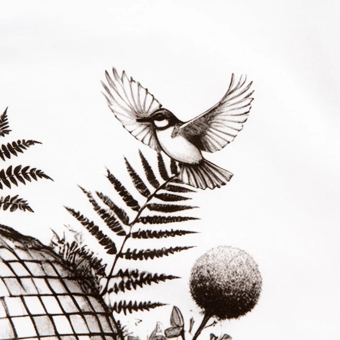 Ecology Disco Labs Back Print - Tank Tshirt - White