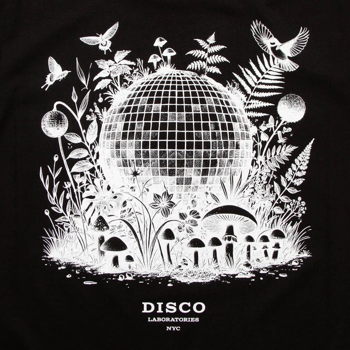 Ecology Disco Labs Front Print - Tank Tshirt - Black