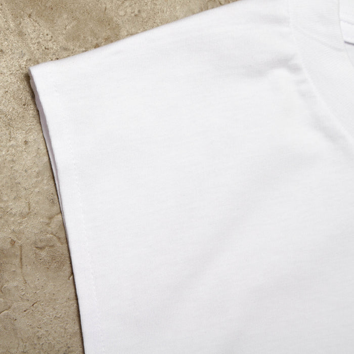 Ecology Disco Labs Front Print - Tank Tshirt - White