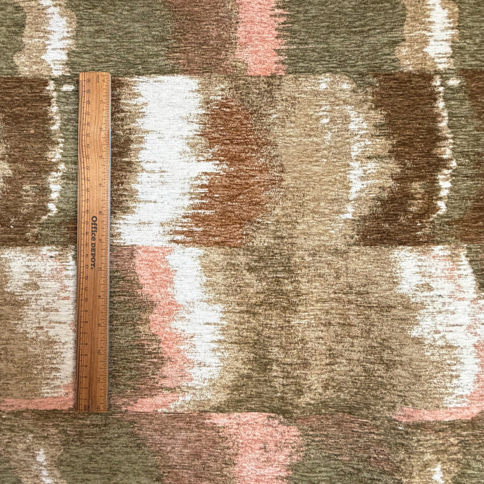 ECSTATIC - CHENILLE JACQUARD OMBRE STRIPE UPHOLSTERY FABRIC BY THE YARD