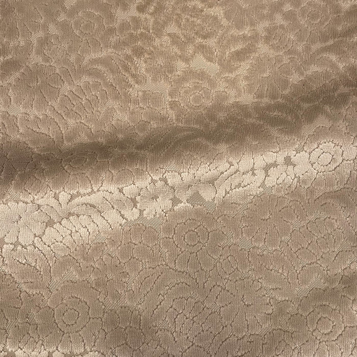 ELEANOR - BOTANICAL FLAIR CUT VELVET UPHOLSTERY FABRIC BY THE YARD