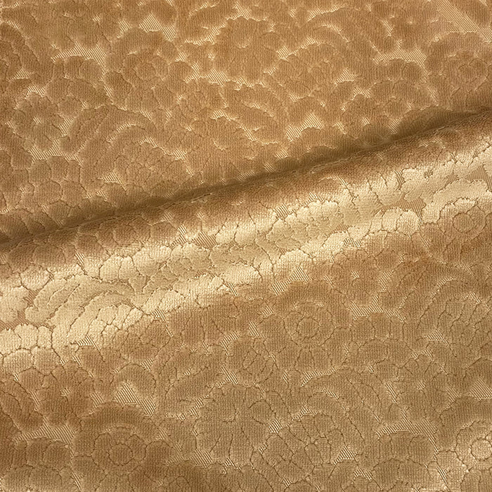 ELEANOR - BOTANICAL FLAIR CUT VELVET UPHOLSTERY FABRIC BY THE YARD