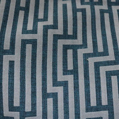 FLOCK LINES - LINEN BLENDED MODERN BURLAP UPHOLSTERY FABRIC BY THE YARD