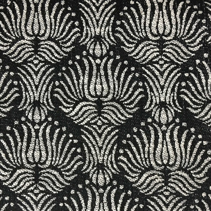 Bayswater - Jacquard Fabric Woven Texture Designer Pattern Upholstery Fabric by the Yard - Available in 10 Colors - Domino - Top Fabric - 1
