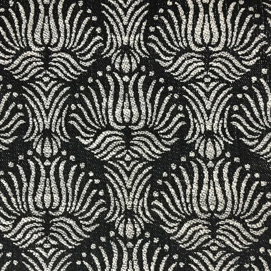 Bayswater - Jacquard Fabric Woven Texture Designer Pattern Upholstery Fabric by the Yard - Available in 10 Colors - Domino - Top Fabric - 1