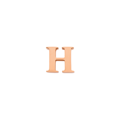Made Mine Charms - Didot Initial Charm (Rose Gold)