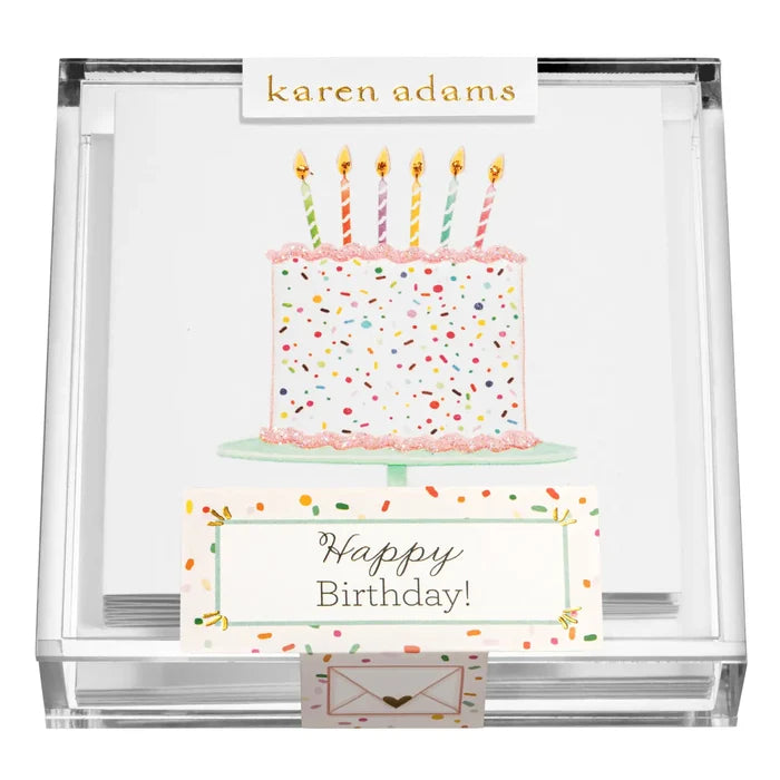 Happy Birthday Cake Gift Enclosures Box