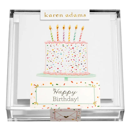 Happy Birthday Cake Gift Enclosures Box