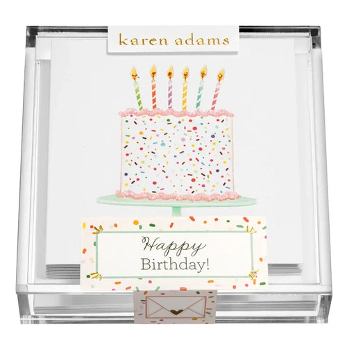Happy Birthday Cake Gift Enclosures Box
