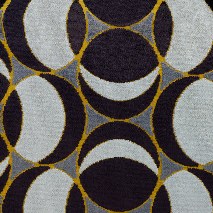 HIGHBALL - MULTI-PURPOSE GEOMETRIC CUT VELVET UPHOLSTERY FABRIC BY THE YARD