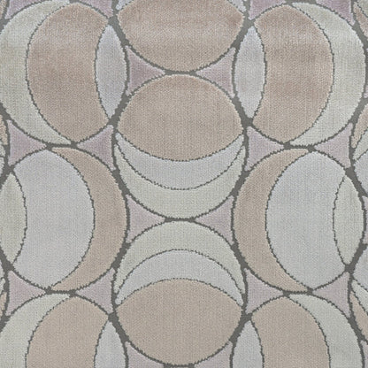 HIGHBALL - MULTI-PURPOSE GEOMETRIC CUT VELVET UPHOLSTERY FABRIC BY THE YARD