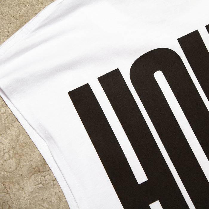 Higher House Back Print - Tank Tshirt - White
