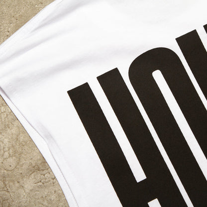 Higher House Back Print - Tank Tshirt - White