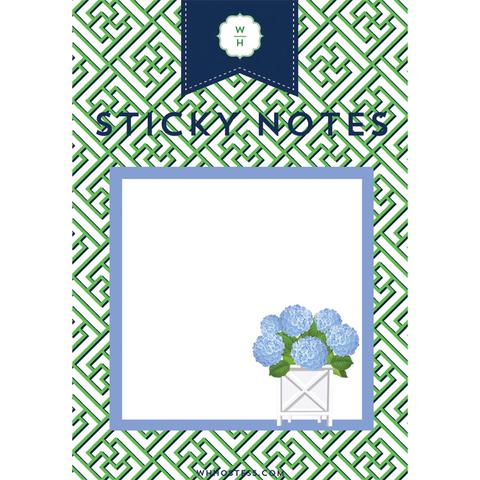 Hydrangea Sticky Notes
