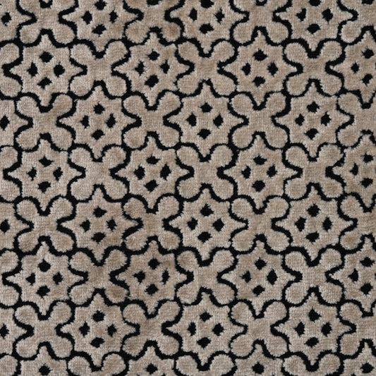 JIGSAW - BORNOUT VELVET DRAPERY, WINDOW CURTAIN AND UPHOLSTERY FABRIC BY THE YARD