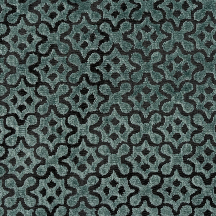 JIGSAW - BORNOUT VELVET DRAPERY, WINDOW CURTAIN AND UPHOLSTERY FABRIC BY THE YARD