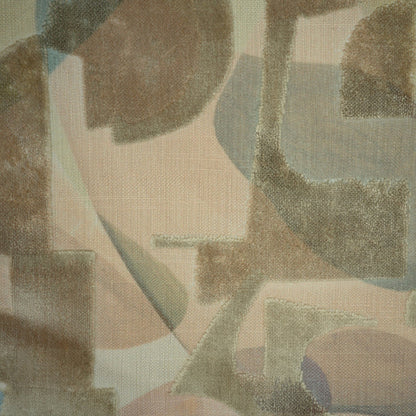 KALEIDOSCOPE - MODERN CUT VELVET UPHOLSTERY FABRIC BY THE YARD