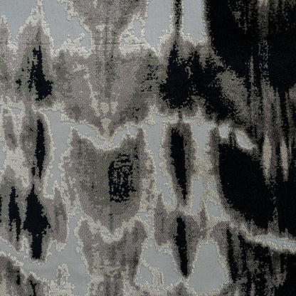 KANOKO - ABSTRACT DESIGNER PATTERN CUT VELVET UPHOLSTERY FABRIC BY THE YARD