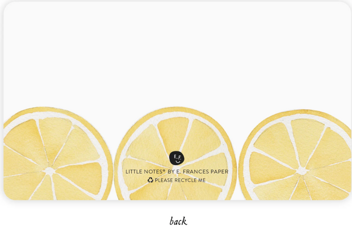 Lemon Little Notes