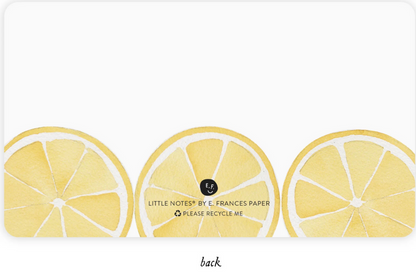 Lemon Little Notes
