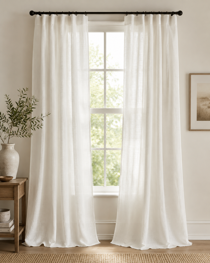 LINEN, 100% Linen Upholstery Fabric, Perfect for Furniture, Table Top, Draperies, and Cushion Covers