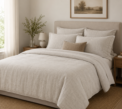 LINEN, 100% Linen Upholstery Fabric, Perfect for Furniture, Table Top, Draperies, and Cushion Covers