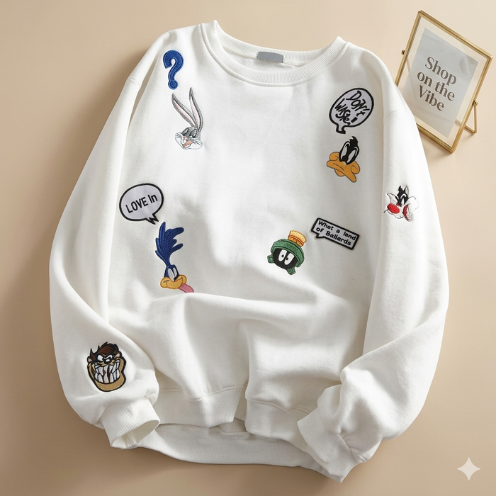 LONEY TONES ALLOVER SWEATSHIRT