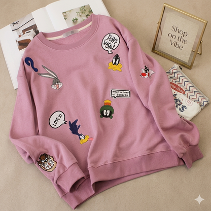 LONEY TONES ALLOVER SWEATSHIRT