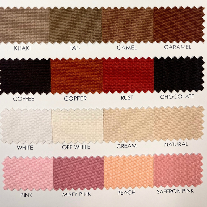 Lucky - Multipurpose Poplin, Polyester Fabric by the Yard - Available in 45 Colors