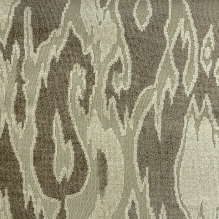 MALDIVES - ABSTRACT DESIGNER PATTERN CUT VELVET UPHOLSTERY FABRIC BY THE YARD
