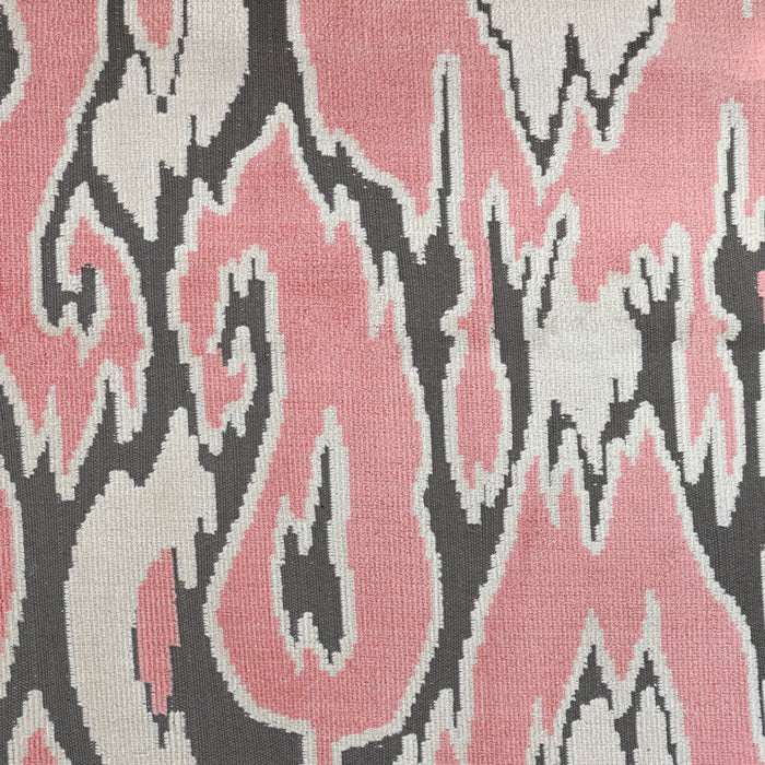 MALDIVES - ABSTRACT DESIGNER PATTERN CUT VELVET UPHOLSTERY FABRIC BY THE YARD