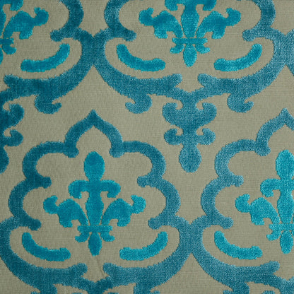 MARRAKESH - DAMASK PATTERN CUT VELVET UPHOLSTERY FABRIC