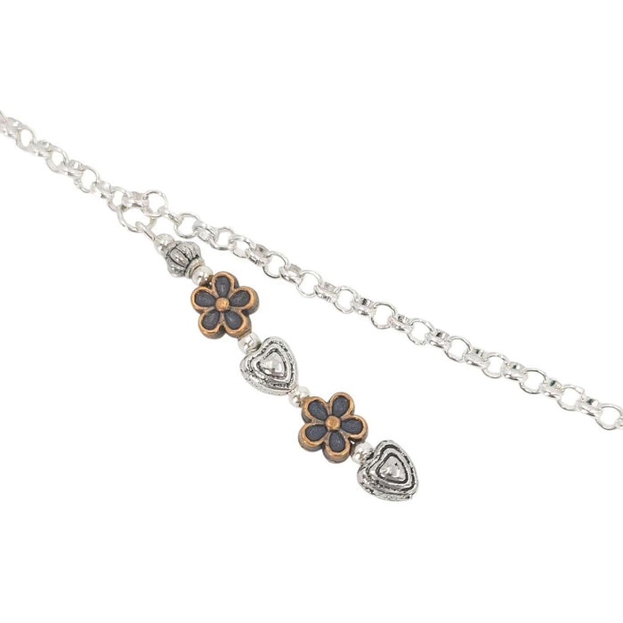 Mask Chain - Side Dangle (Flowers and Hearts) by Tiny Aloha