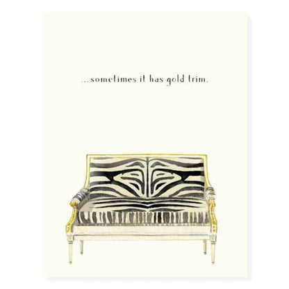More Than Black and White Greeting Card