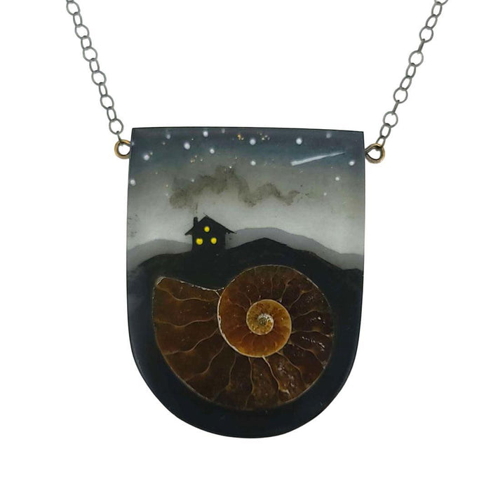 Necklace - Forgotten Seas Ammonite (House) by Fernworks