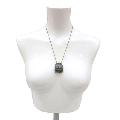 Necklace - Pines Crystal (Brass) by Fernworks