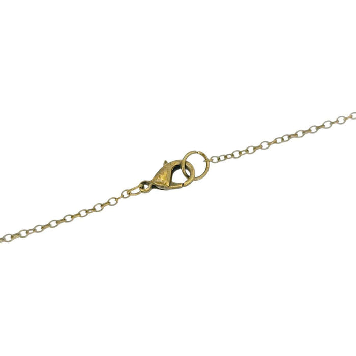 Necklace - Salt Crystal (Brass) by Fernworks