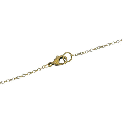 Necklace - Salt Crystal (Brass) by Fernworks