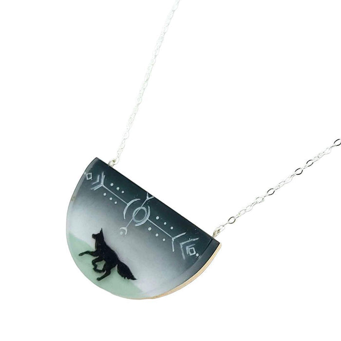 Necklace - Spirit Fox (Sterling Silver) by Fernworks