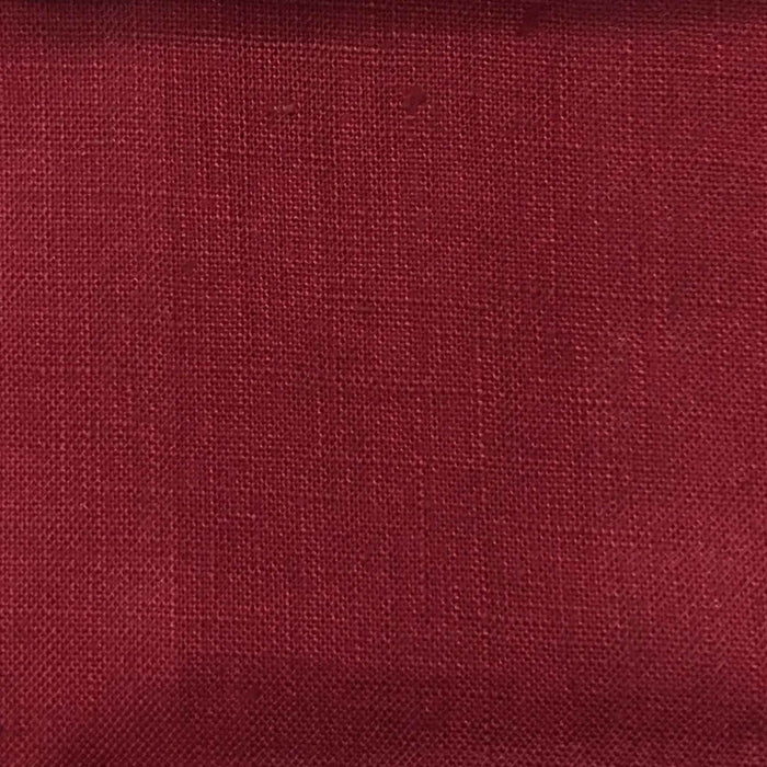 Brighton - 100% Linen Fabric Window Curtain & Drapery Fabric by the Yard - Available in 48 Colors - Sangria - Top Fabric - 8